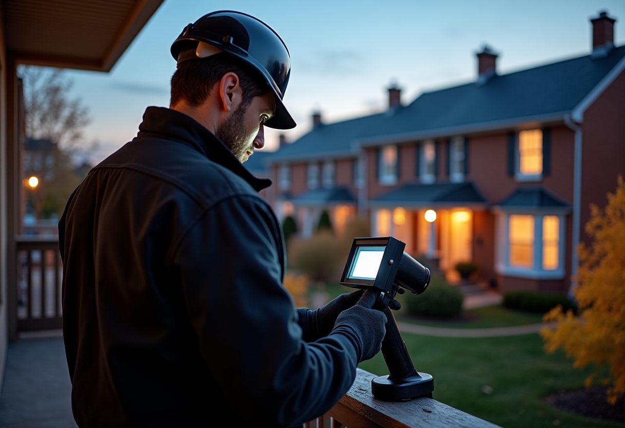 Flue camera inspection in a modern townhouse — Falls Church
